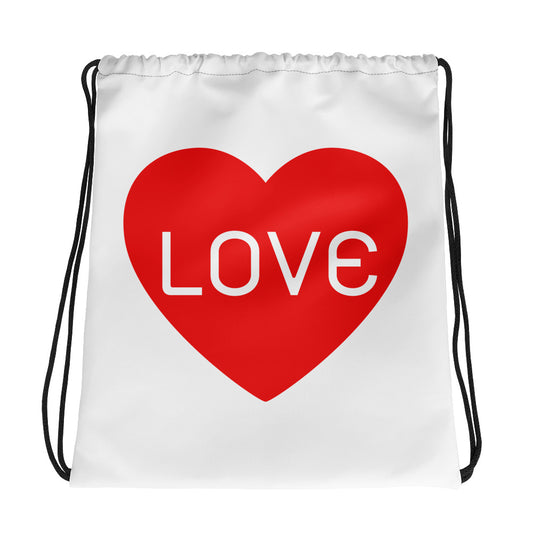 LOVE Drawstring bag